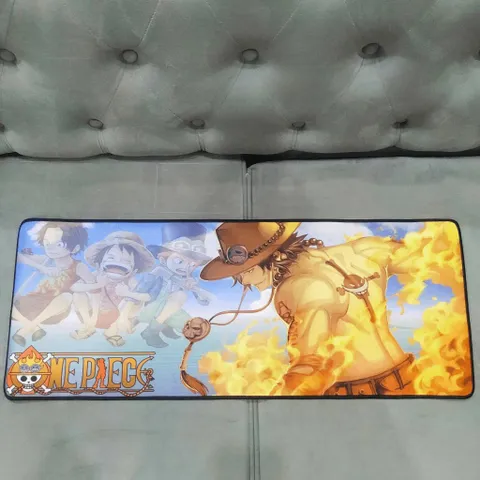 Tấm Lót Bàn Làm Việc One Piece 37 - Kích Thước Lớn 80x30cm dày 3mm, Bề Mặt Nhẵn Chống Trượt cho Game Thủ