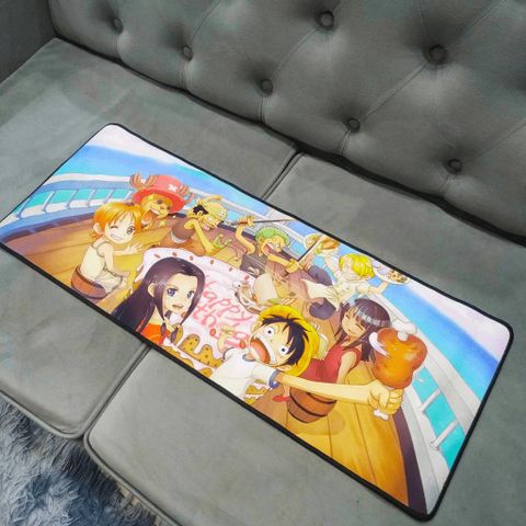 Tấm Lót Chuột One Piece 39 - Kích Cỡ Lớn 80x30cm, Chất Liệu Cao Su, Chống Nước, Chống Trầy, Phù Hợp Cho Game Thủ