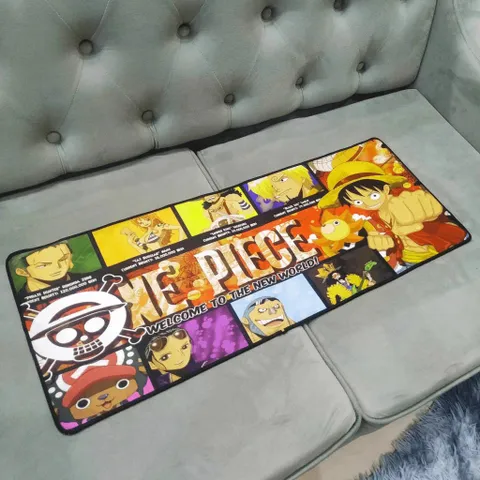 Tấm Lót Bàn Di Chuột One Piece 42 - Kích Cỡ Lớn 80x30cm, Dày 3mm, Cao Su Chống Trượt, Phụ Kiện Game Thủ