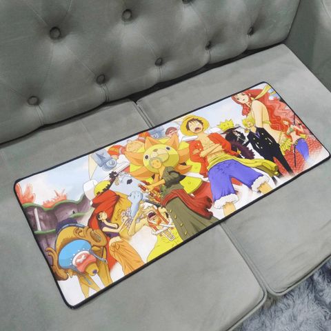 Tấm Lót Bàn Làm Việc One Piece 47 - Kích Thước Lớn 80x30cm, Chống Nước, Không Trầy, Phù Hợp Game Thủ