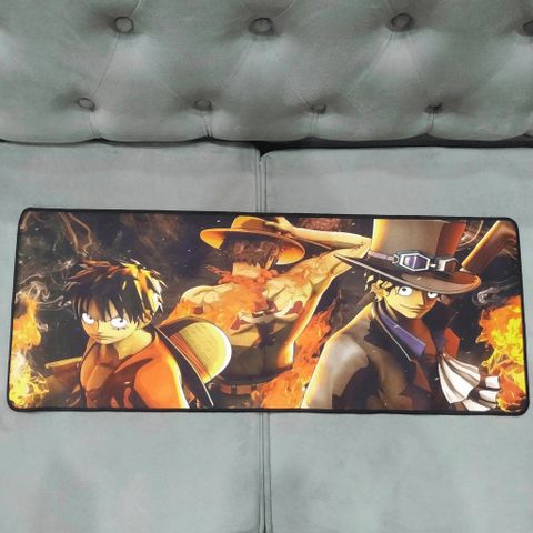 Tấm Lót Chuột One Piece 48 Kích Cỡ Lớn 80x30cm - Chống Nước, Chống Trầy, Dày Dặn 3mm, Phụ Kiện Máy Tính Cho Game Thủ