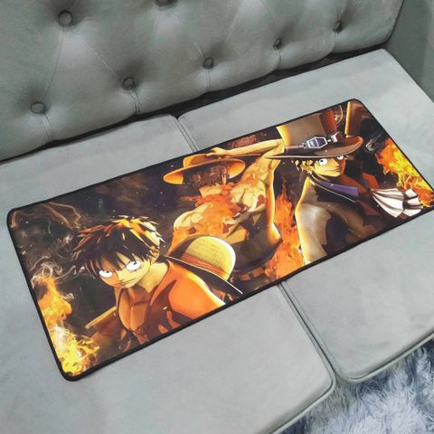 Tấm Lót Chuột One Piece 48 Kích Cỡ Lớn 80x30cm - Chống Nước, Chống Trầy, Dày Dặn 3mm, Phụ Kiện Máy Tính Cho Game Thủ