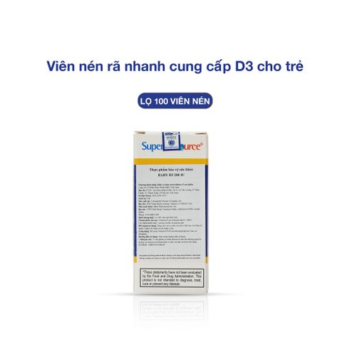 Baby D3 Vitamin D3 Nano dành cho trẻ sơ sinh của Mỹ