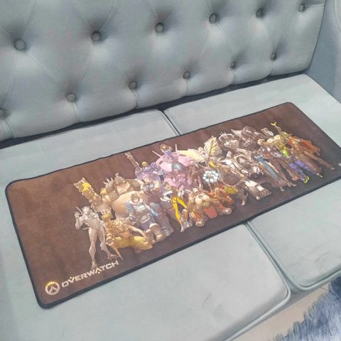 Miếng Lót Chuột Overwatch 8 - Pad Chuột Cỡ Lớn 90x30cm Chống Nước, Đế Cao Su, Thao Tác Chính Xác Cho Game Thủ