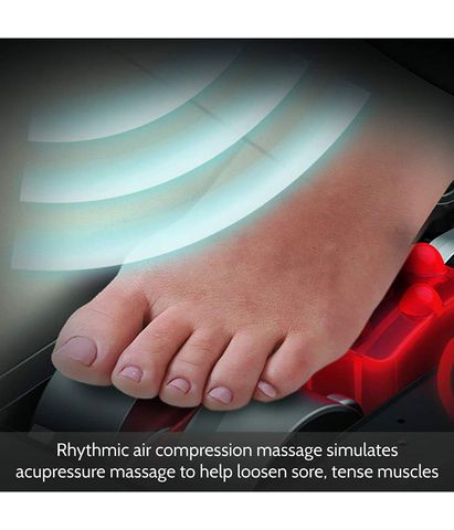 Máy Massage Chân Khí Nén 3in1 Kèm Nhiệt HoMedics FMS-360HJ - Massage Shiatsu Cao Cấp Giảm Đau Cơ Cho Chân Thư Giãn Tại Nhà