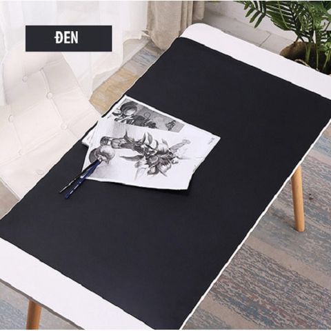 Tấm lót chuột da PU hình chữ nhật 80x40 cm - Bề mặt trơn, chống trượt, hoàn hảo cho game thủ và làm việc hiệu quả