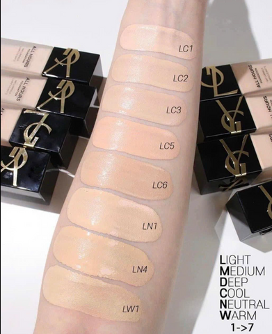Kem Nền Yves Saint Laurent YSL All Hours Tone LN1