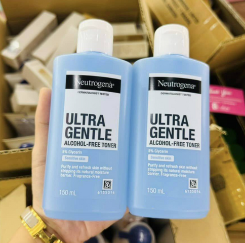 Nước Hoa Hồng Neutrogena Không Chứa Cồn 150ml Alcohol Free Toner 9/2026