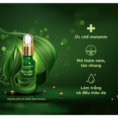 Serum Nanophy Melasma 20ml - Serum Làm Trắng Da, Giảm Nám, Tàn Nhang, Phục Hồi Làn Da Sáng Mịn, Ngăn Ngừa Lão Hóa