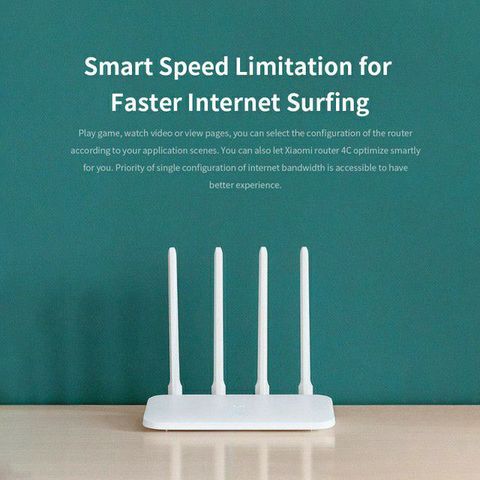Bộ Phát Wifi Xiaomi Mi Router Gen 4C - Băng Thông 300Mbps, Hỗ Trợ 60 Thiết Bị, Bảo Hành 12 Tháng, Cài Đặt Dễ Dàng