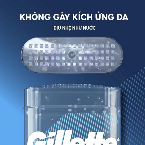 Lăn khử mùi cho nam Gillette Clear Gel Cool Wave 107g