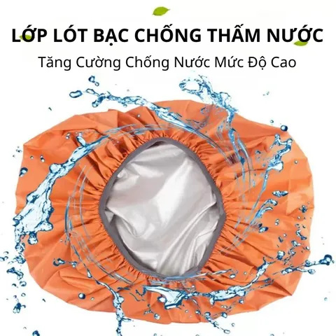 Túi Trùm Balo PÊ ĐAN Chống Nước Chống Bụi Dành Cho Balo 35-45L - Tiện Lợi Du Lịch Ngoài Trời