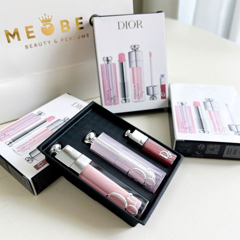 Set son Dior Addict Natural Glow Lip Essentials - 3 cây 227170
