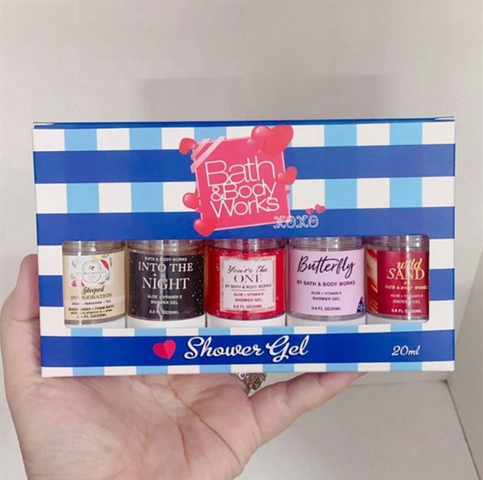 Set 5 Chai Sữa Tắm Bath & Body Works - Hương Thơm Độc Đáo, Dưỡng Ẩm Sang Trọng, Quà Tặng Tuyệt Vời Cho Mọi Lứa Tuổi