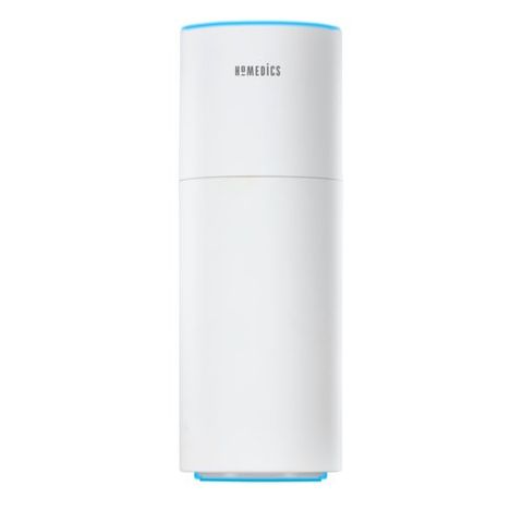 Máy Tạo Ẩm Mini Công Nghệ Siêu Âm Dùng Pin Sạc HoMedics UHE-CMP15-WT - Thiết Kế Di Động, Hoạt Động Êm Ái, Thời Gian Chạy Lên Đến 10 Giờ