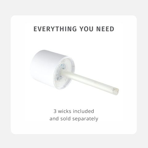 Máy Tạo Ẩm Mini Công Nghệ Siêu Âm Dùng Pin Sạc HoMedics UHE-CMP15-WT - Thiết Kế Di Động, Hoạt Động Êm Ái, Thời Gian Chạy Lên Đến 10 Giờ