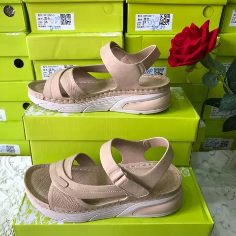 Sandal Nữ Thể Thao Siketu Siêu Nhẹ Đế 4Cm Khóa Dán - Giày Thời Trang Phù Hợp Đi Học, Đi Làm, Đi Chơi