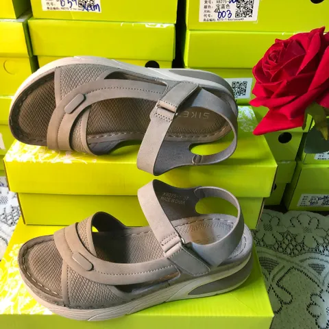 Sandal Nữ Thể Thao Siketu Siêu Nhẹ Đế 4Cm Khóa Dán - Giày Thời Trang Phù Hợp Đi Học, Đi Làm, Đi Chơi