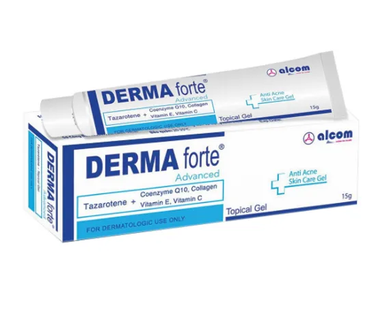 Gel Giảm Mụn Alcom Derma Forte Advanced 15g - Giúp Làm Sạch Da Mụn, Giảm Thâm Hiệu Quả, Sản Phẩm Thích Hợp Cho Mọi Loại Da