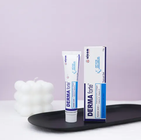 Gel Giảm Mụn Alcom Derma Forte Advanced 15g - Giúp Làm Sạch Da Mụn, Giảm Thâm Hiệu Quả, Sản Phẩm Thích Hợp Cho Mọi Loại Da