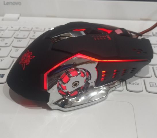 Chuột Gaming OYE X700 LED 2400DPI Cao Cấp 7D - Thiết Kế Ergonomic Đen/Trắng, Hỗ Trợ Macro Chuyên Nghiệp, Click Omron Chất Lượng