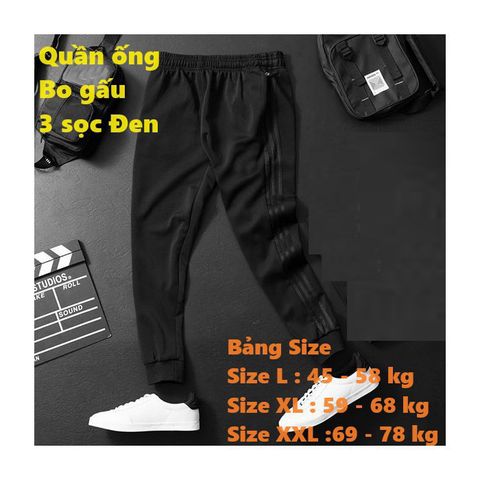 Quần Thể Thao Jogger Nam Nữ Thời Trang - Chất Liệu Dày Dặn, Dễ Phối Đồ, Phong Cách Hiện Đại - Size Cho Người 40-86kg