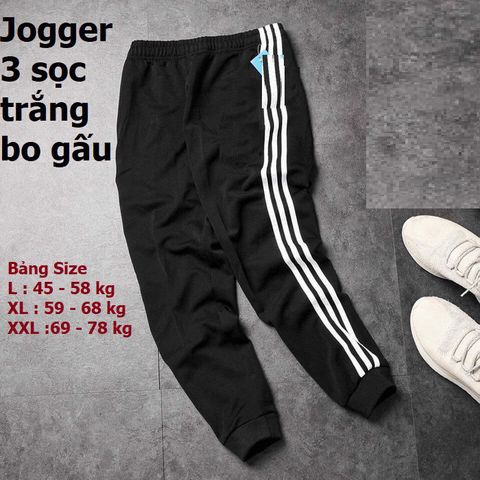 Quần Thể Thao Jogger Nam Nữ Thời Trang - Chất Liệu Dày Dặn, Dễ Phối Đồ, Phong Cách Hiện Đại - Size Cho Người 40-86kg
