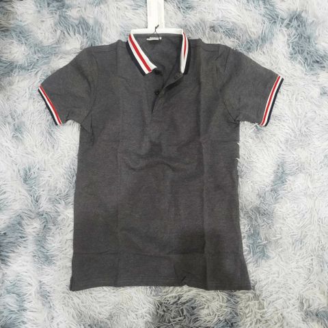 Áo phông PoLo Nam Nữ Q26 màu Xám - Chất vải cá sấu thun cotton mát, co giãn 4 chiều, cổ viền kẻ thời trang cho mọi dịp
