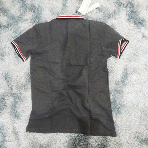 Áo phông PoLo Nam Nữ Q26 màu Xám - Chất vải cá sấu thun cotton mát, co giãn 4 chiều, cổ viền kẻ thời trang cho mọi dịp