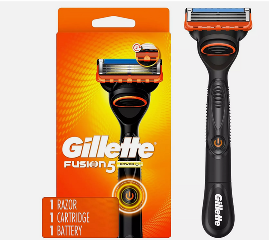Dao Cạo Râu Gillette Fusion 5 Power Hộp Giấy