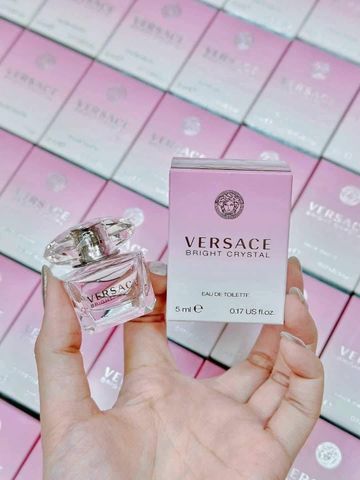 Nước Hoa Versace Bright Crystal Cho Nữ EDT 5ml - Hương Nữ Tính Sang Trọng, Quyến Rũ và Thời Thượng