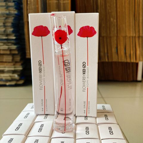 Nước Hoa Nhí - Kenzo Flower Edp Cho Nữ 4ml - Hương Thơm Tươi Mát, Quyến Rũ, Thiết Kế Độc Đáo, Phong Cách Thời Trang