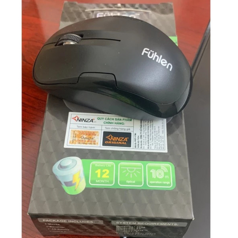 Chuột Không Dây Fuhlen A06G - Chuột Gaming 1600 DPI với Đèn LED RGB - Thiết Kế Ergonomic và Kết Nối 2.4GHz cho Trải Nghiệm Chơi Game Tối Ưu