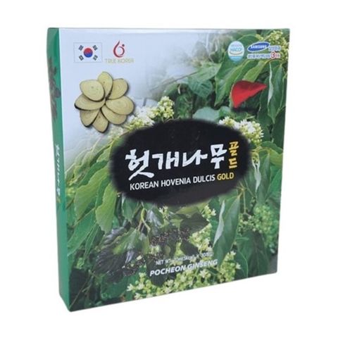 Nước Bổ Gan Hovenia Dulcis Gold Pocheon 30 Gói x 70ml - Giải Độc Rượu, Mát Gan, Tăng Cường Chức Năng Gan, Hàn Quốc
