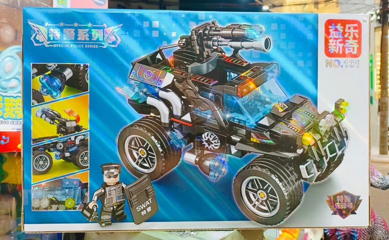 Đồ Chơi Lắp Ráp Mô Hình Xe Ô Tô SWAT Police 356 Chi Tiết - Đồ Chơi LEGO Phát Triển Tư Duy Sáng Tạo Cho Trẻ Em và Người Lớn