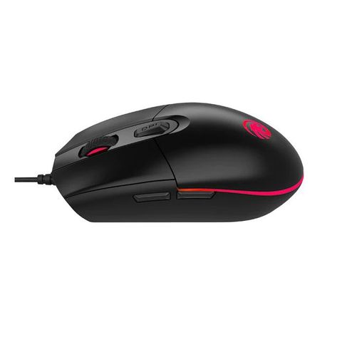 Chuột Chơi Game F102 Wired RGB 3500DPI - Thiết Kế Ergonomic, Tùy Chỉnh Phần Mềm, Màu Đen, Đèn LED Nhiều Màu Sắc