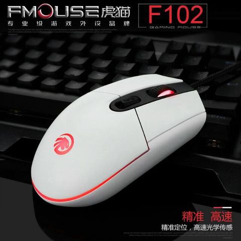 Chuột Chơi Game F102 Ergonomic LED RGB 3500DPI - Thiết Kế Nhỏ Gọn, Dễ Dùng, Phù Hợp với Game Thủ Việt
