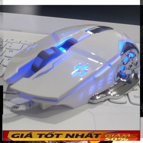 Chuột Gaming OYE X700 Cao Cấp 2400DPI 7D Có Led - Thiết Kế Ergonomics, Phần Mềm Macro Chuyên Dụng Cho Game Thủ