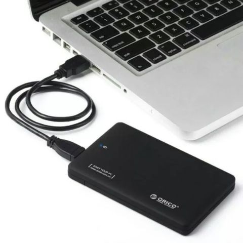 Hộp Đựng Ổ Cứng 2.5 inch ORICO 2577U3 USB 3.0 Đen - HDD Box SATA 3 cho HDD/SSD - Tương thích Windows và Mac OS
