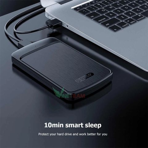 Hộp Đựng Ổ Cứng 2.5 inch ORICO 2020U3 Đen - HDD Box SATA 3 USB 3.0 Tốc Độ Cao, Chống Va Đập, Tương Thích Windows và Mac OS