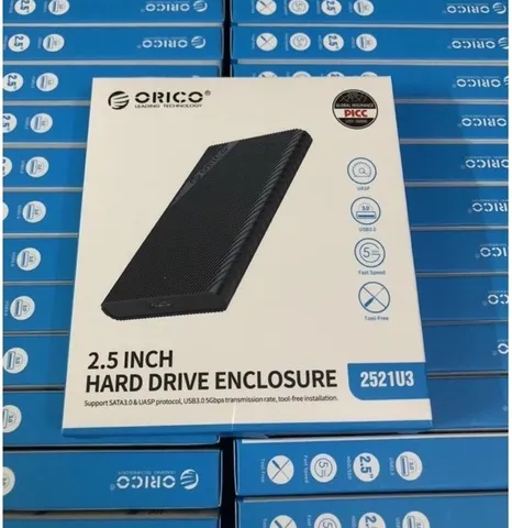 Hộp Đựng Ổ Cứng 2.5 inch ORICO 2521U3 Đen - HDD Box SATA 3, USB 3.0 Tốc Độ 5Gb/s, Hỗ Trợ Windows & MAC OS