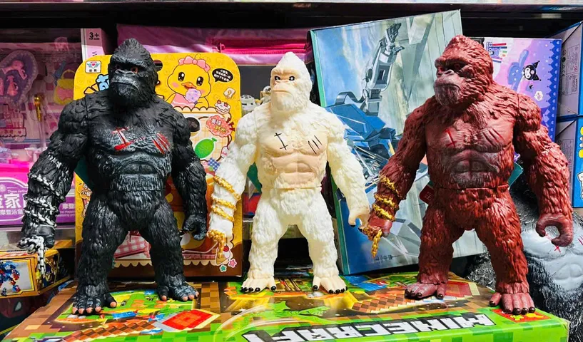 Mô Hình Nhân Vật King Kong 27cm - Đồ Chơi Sinh Động Cho Trẻ Em, Sưu Tầm Phim Ảnh, Nhiều Màu Sắc Hấp Dẫn