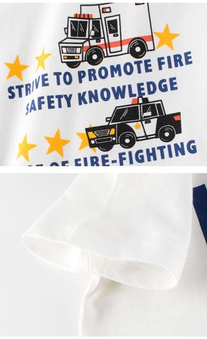 Áo Thun Cộc Tay Trắng Cho Bé - Vải Cotton Thấm Hút Mồ Hôi, Mát Mẻ, Thoải Mái, Hình In Sắc Nét, Thời Trang Trẻ Em