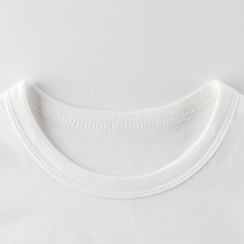 Áo Thun Cộc Tay Trắng Cho Bé - Vải Cotton Thấm Hút Mồ Hôi, Mát Mẻ, Thoải Mái, Hình In Sắc Nét, Thời Trang Trẻ Em
