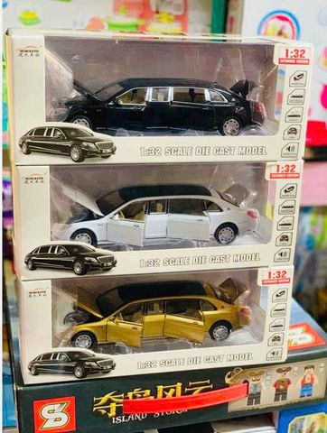 Mô hình xe ô tô Automini 1:32 Scale Die Cast Model có đèn mở cửa - Đồ chơi trẻ em chất lượng cao, sưu tập thú vị