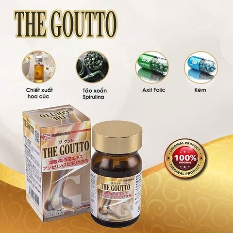 Viên uống giảm gút The Goutto Nhật Bản 150 viên