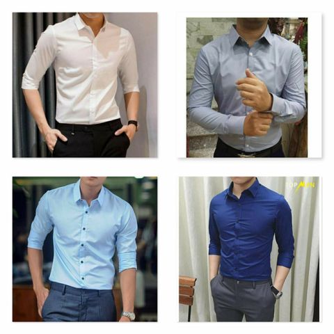 Áo Sơ Mi Nam Dài Tay Chất Lụa Không Nhăn Thấm Hút Mồ Hôi - Kiểu Dáng Hàn Quốc, Nhiều Màu Sắc, Thời Trang Nam 2023