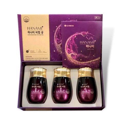 Viên uống dưỡng nhan, nội tiết nữ Hanami Bcom Gung LG Korea