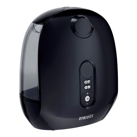 Máy phun sương tạo ẩm HoMedics UHE-WM130-BK - Khuếch tán tinh dầu với công nghệ Ultrasonic, kháng khuẩn và đèn ngủ êm dịu