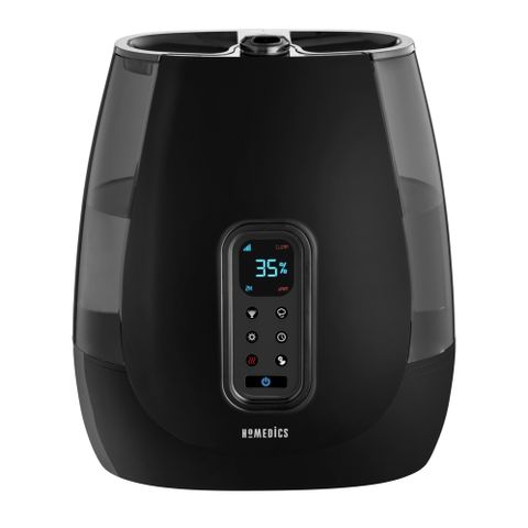 Máy Tạo Ẩm Siêu Âm Khử Khuẩn Nóng Lạnh HoMedics 1449558 - Cài Đặt Độ Ẩm, Chức Năng Thông Minh, Thời Gian Sử Dụng Lên Đến 120 Giờ